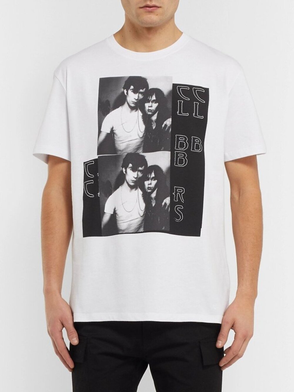 Raf Simons SS19 White Cotton Graphic T-Shirt